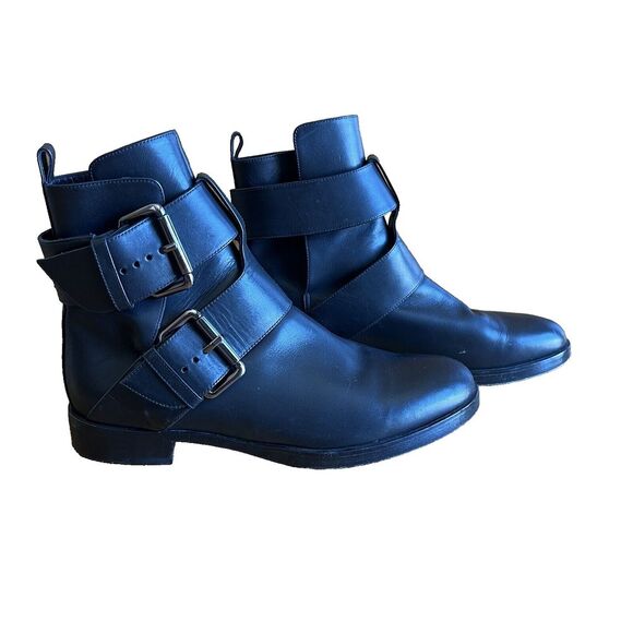 Pierre Hardy Shoes - Pierre Hardy Ankle Boots Double Strap Cutout Leather Sz 9.5 | 39.5‎ Italy Moto